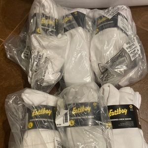 36 Pairs Eastbay cushioned crew socks NWT Sz L